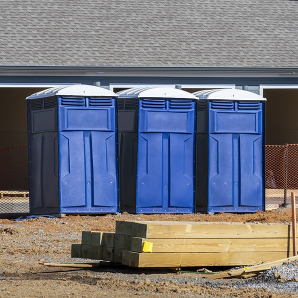 what is the maximum capacity for a single porta potty in South Pomfret Vermont